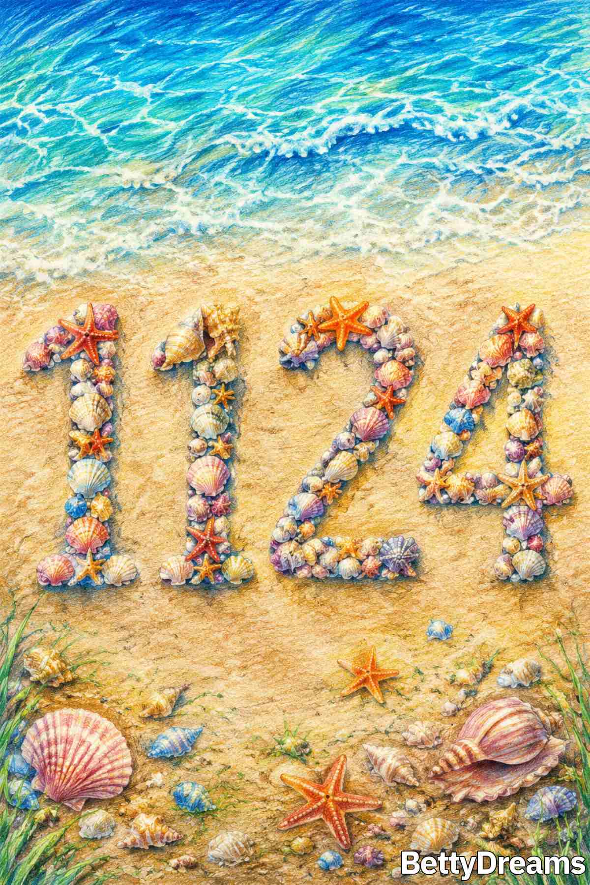 Meaning of angel number 1124 illustration