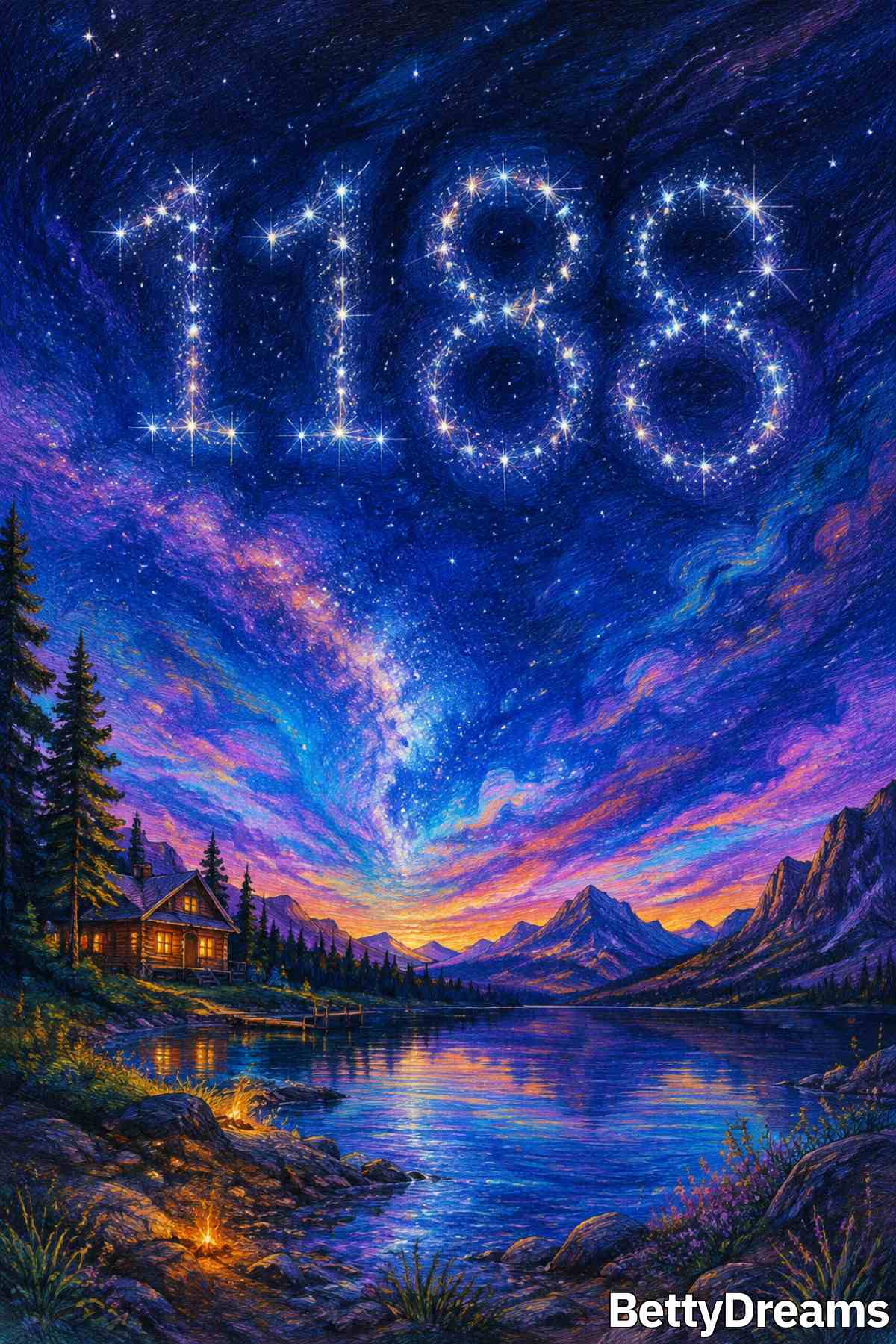 Graphic showing the concept behind angel number 1188