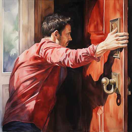 2 knocks in a dream meaning