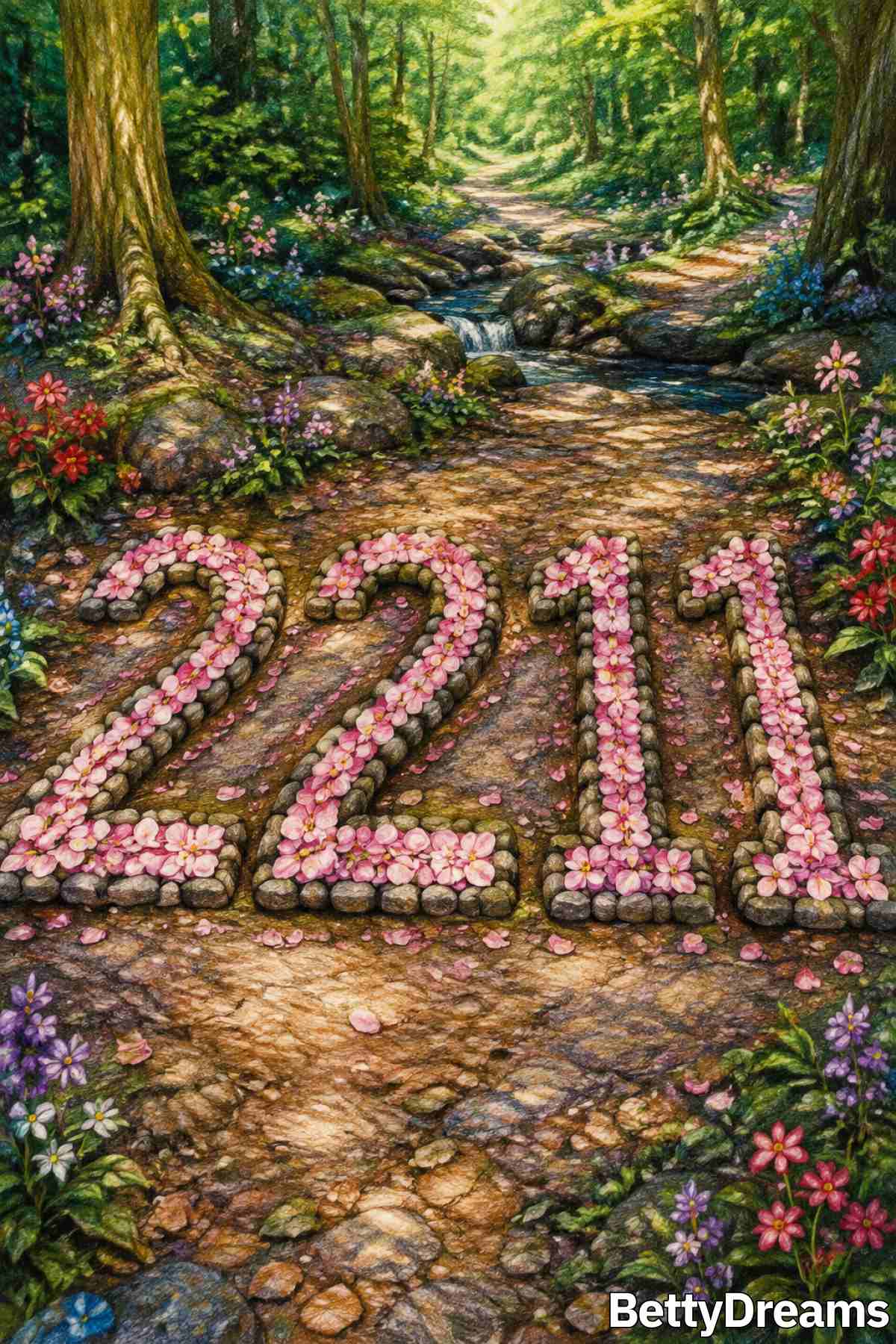 angel number 2211 illustration