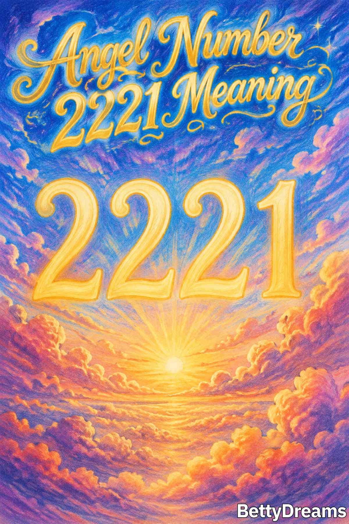 visual representation of 2221 angel number significance
