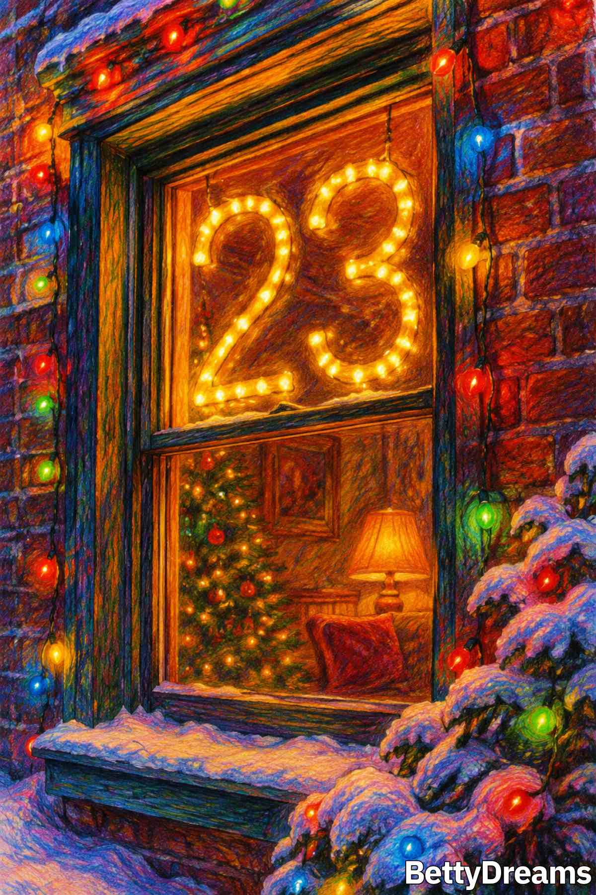 Visual overview of the meaning of number 23