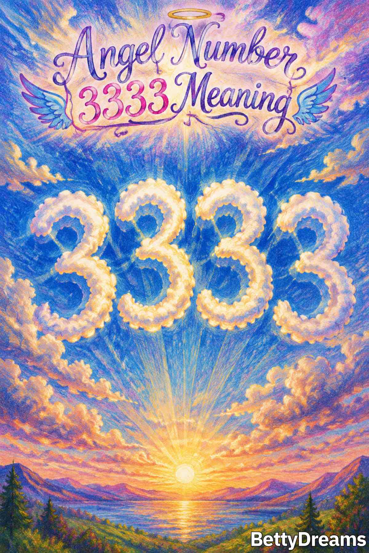 frequently seeing angel number 3333 in daily life