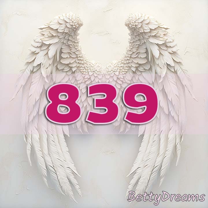 Angel Number 839 Manifestation