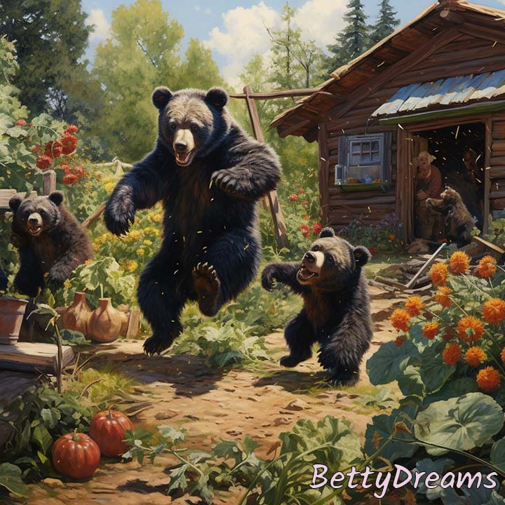 Bears Playing in Your Yard