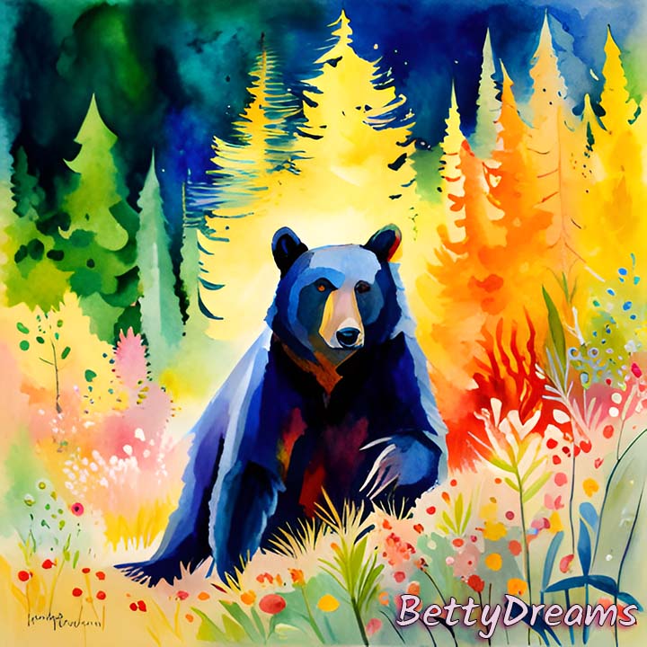 Black Bear Chasing Me in My Dream