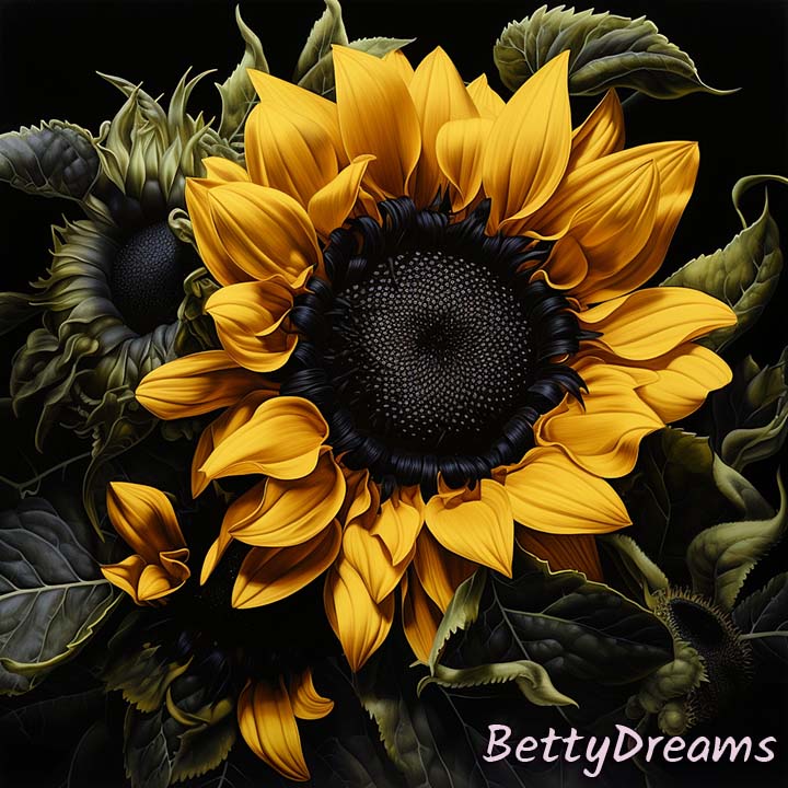 Black Sunflower