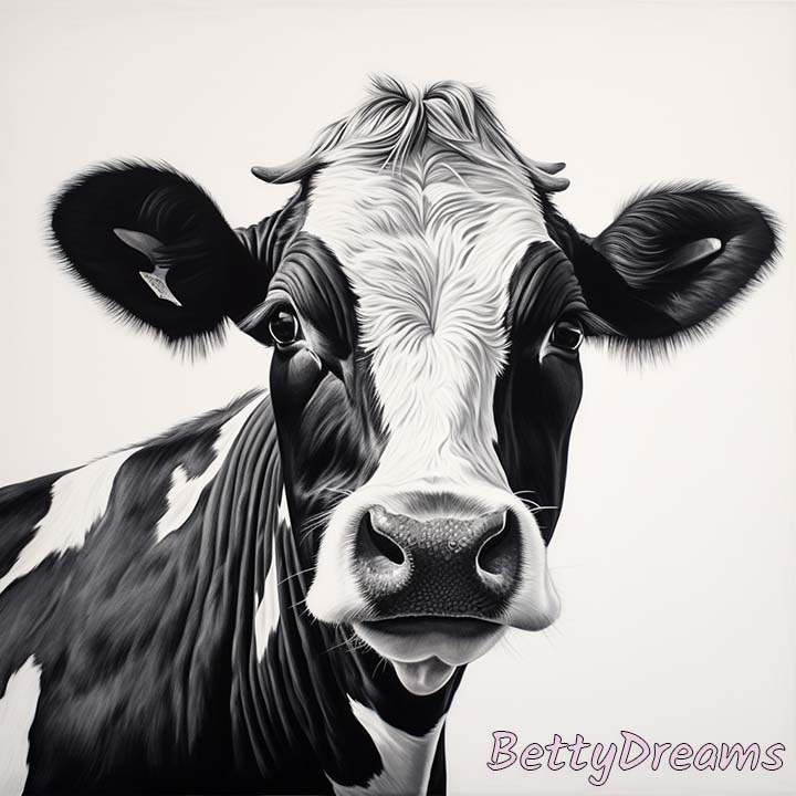 Black and White Cow