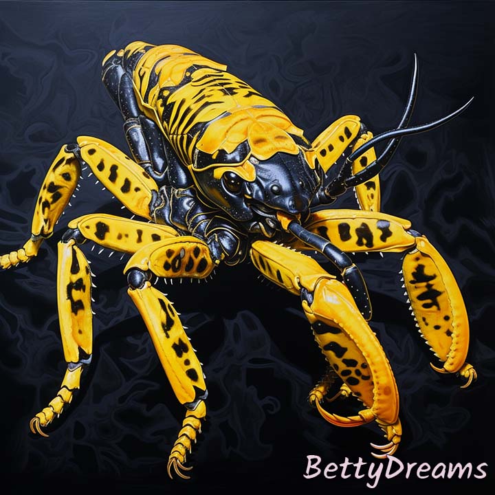 Black and Yellow Scorpion