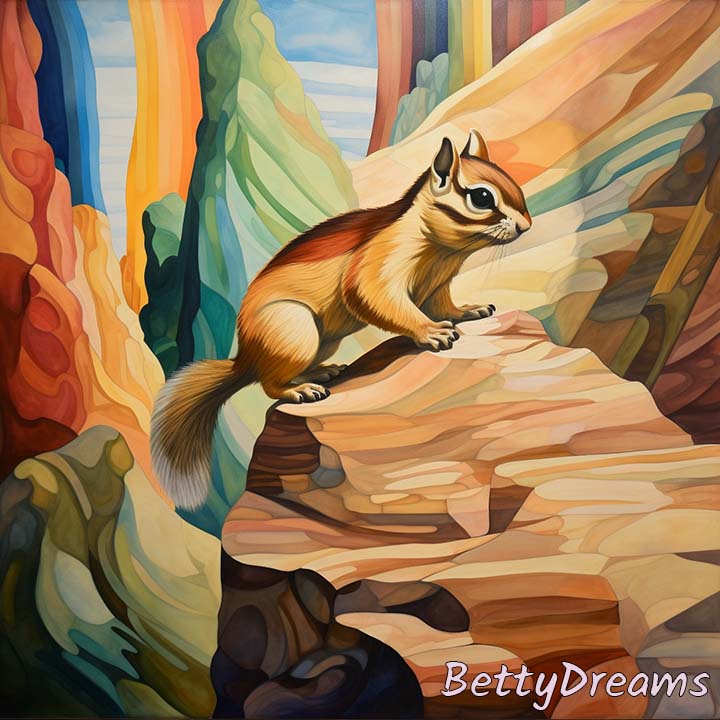 Chipmunk Climbing
