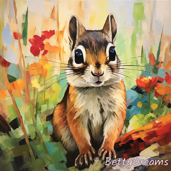 Chipmunk Staring at You