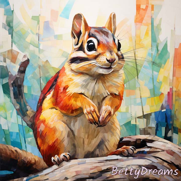 Chipmunk With Full Cheeks