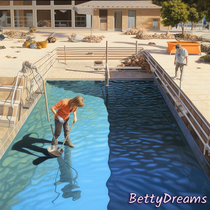 Cleaning a Swimming Pool
