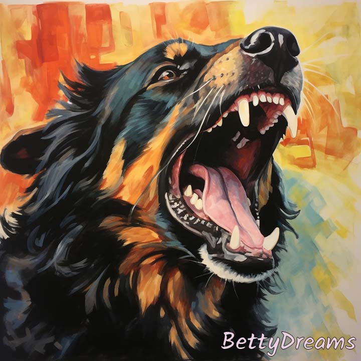 Dog Growling in Your Direction