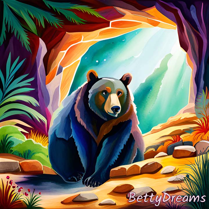 Dream About Black Bear in a Cave