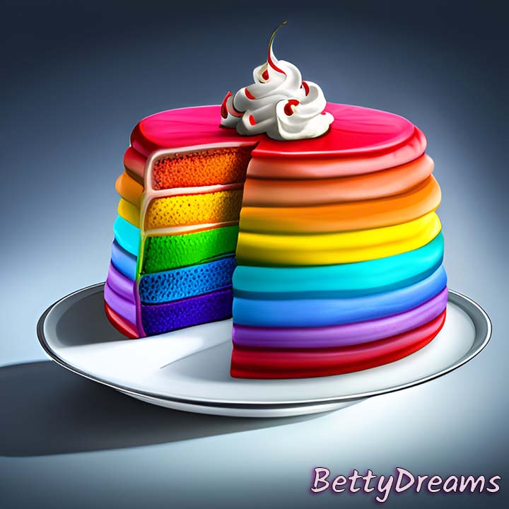 Dream About Rainbow Cake