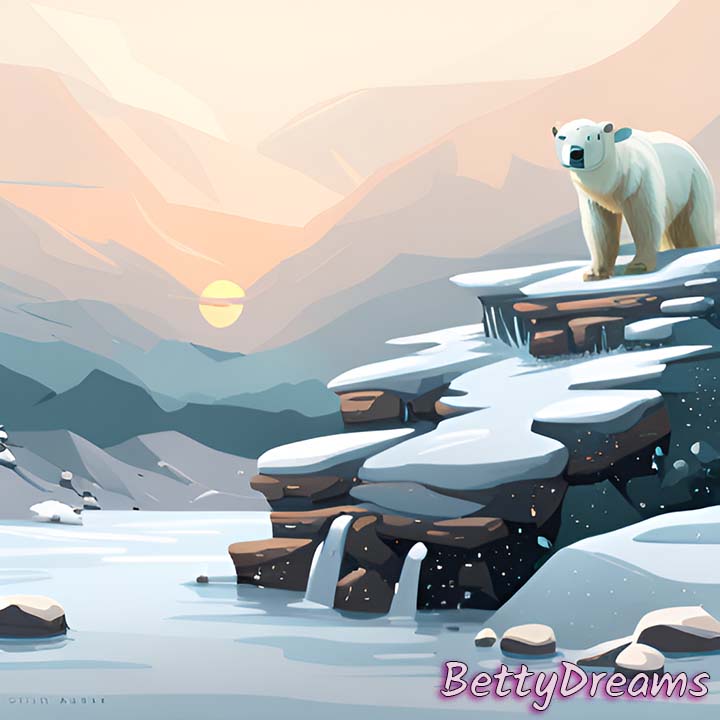 Dream About a Polar Bear in a Snowstorm