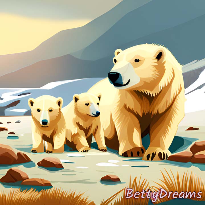 Dream About a Polar Bear with Cubs