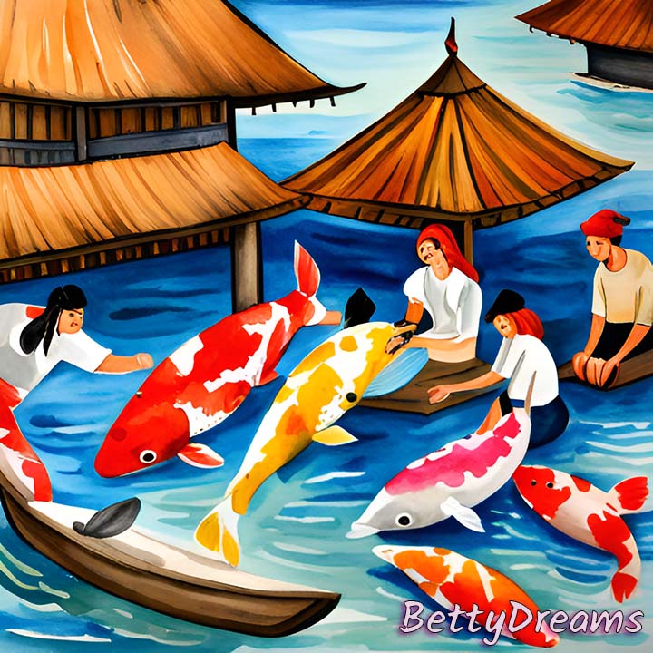 Dream Of Feeding Koi Fish