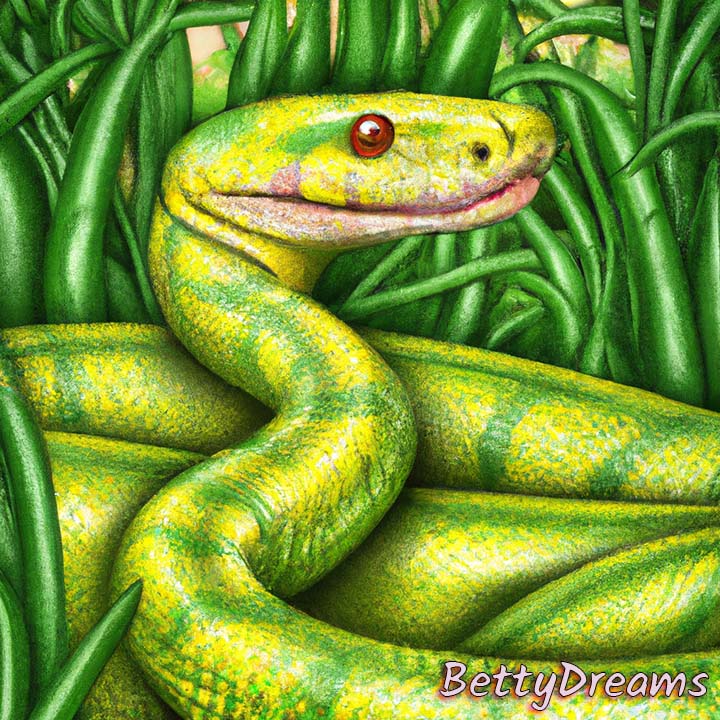 Dream about Green Snake in Grass