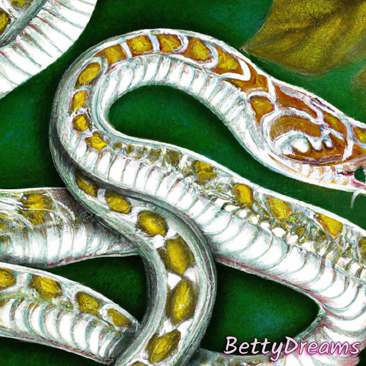 Dream about Green and White Snake