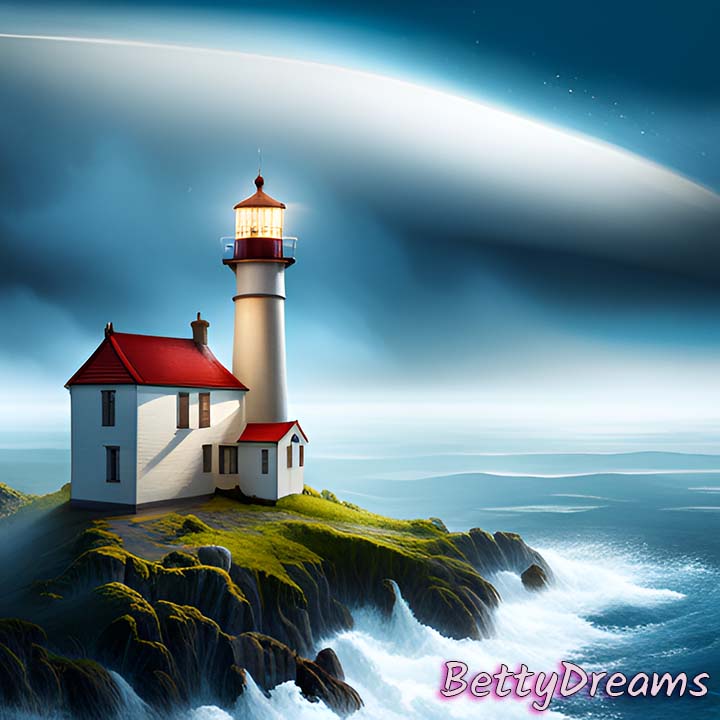 Dream about Swimming Towards a Lighthouse in the Ocean
