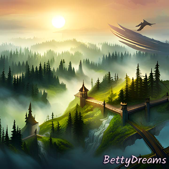 Dream of Flying Over a Forest