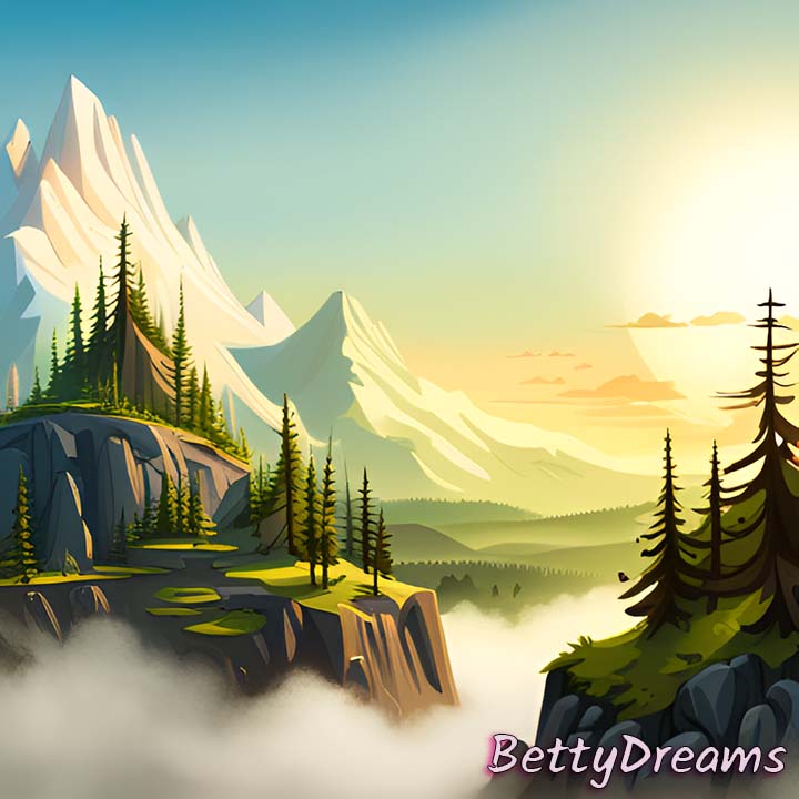 Dream of Forest and Mountains