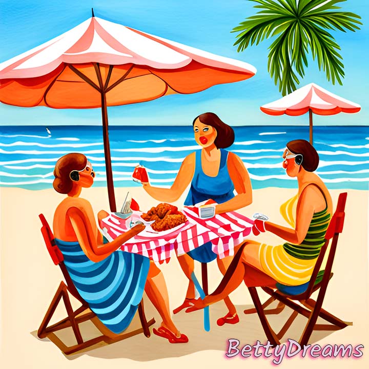 Dream of Fried Chicken on a Beach