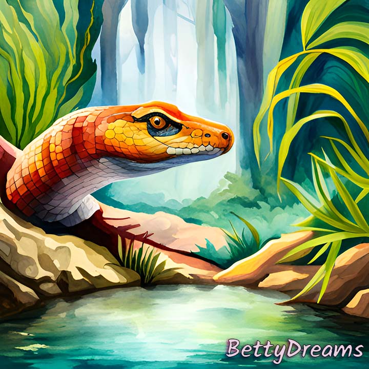 Dream of Giant Snake in Water