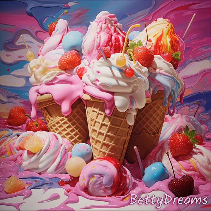 Dream of Hair in Ice Cream