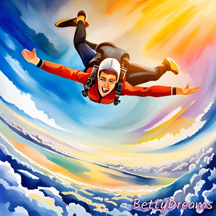 Dream of Skydiving Through Clouds
