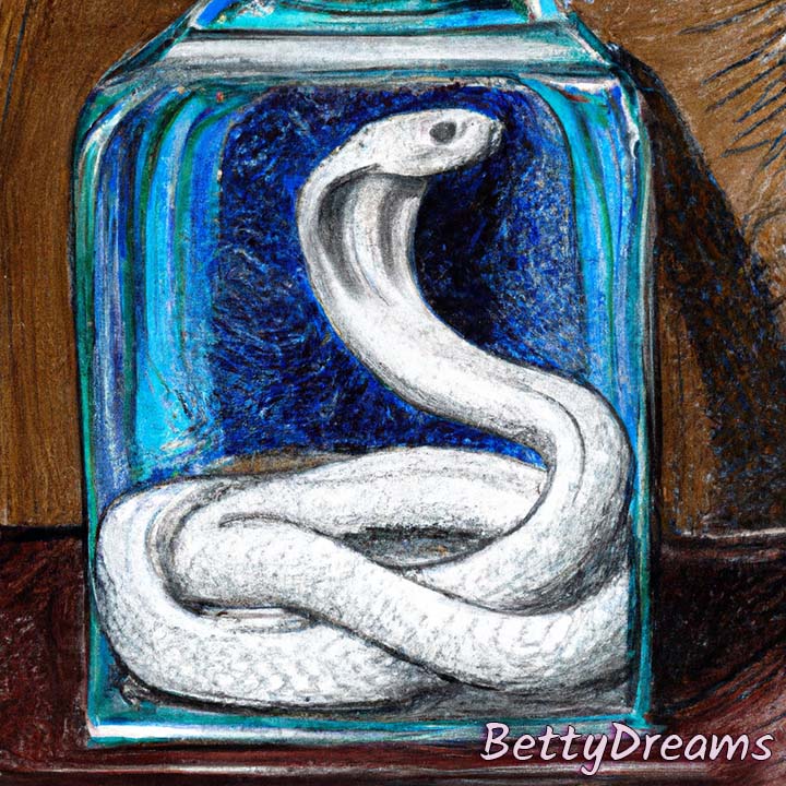 Dream of a White Snake in a Glass Case