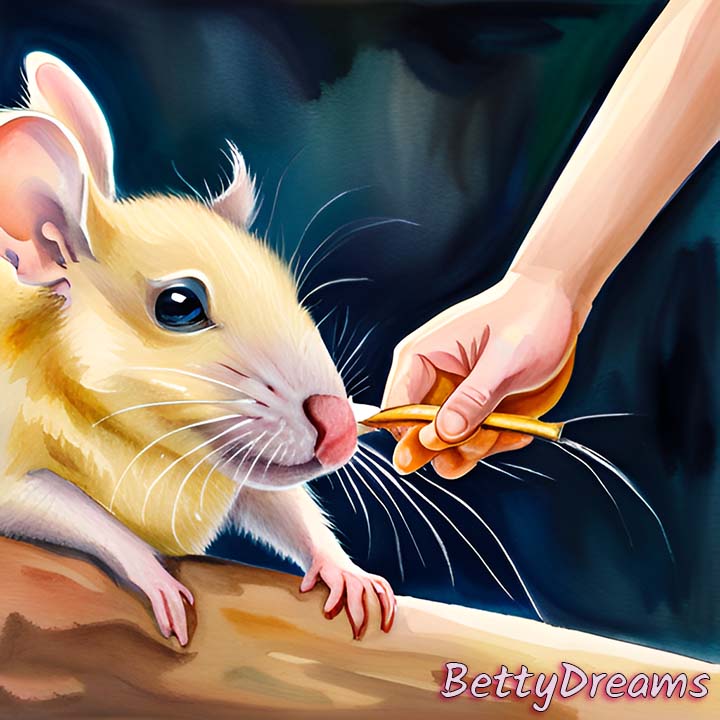 Dreaming Of A White Mouse Biting You