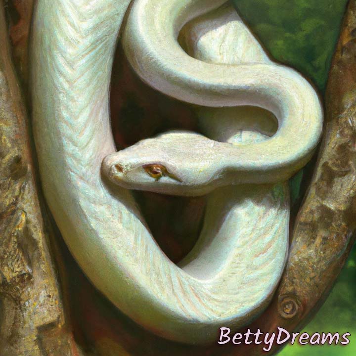 Dreaming of White Snake in a Tree