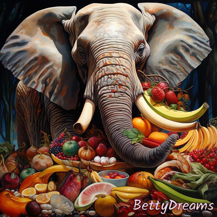 Elephant Eating