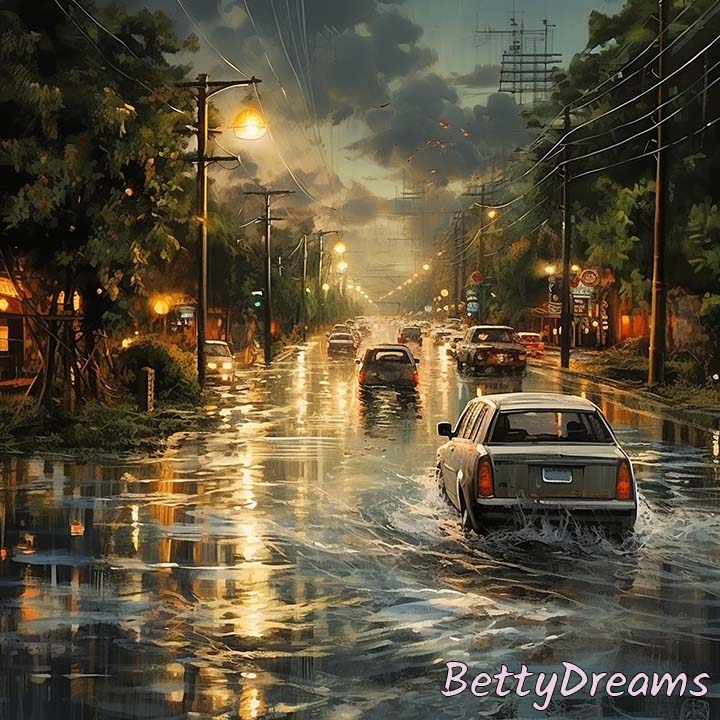 Flooded Roads and Heavy Rain