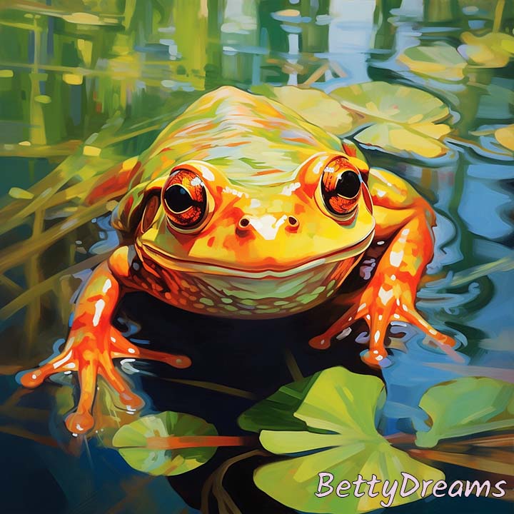 Frog Croaking Just as You Approach