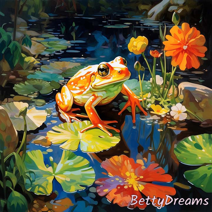 Frog in Muddy Water