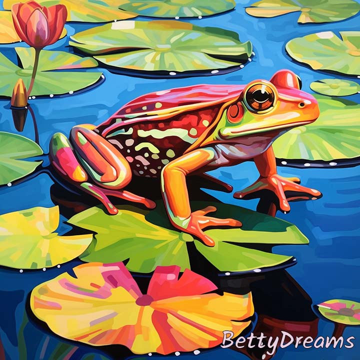 Frog on a Lily Pad