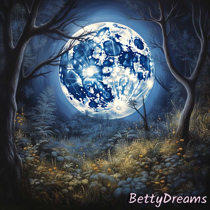 Full Moon Shining Brightly