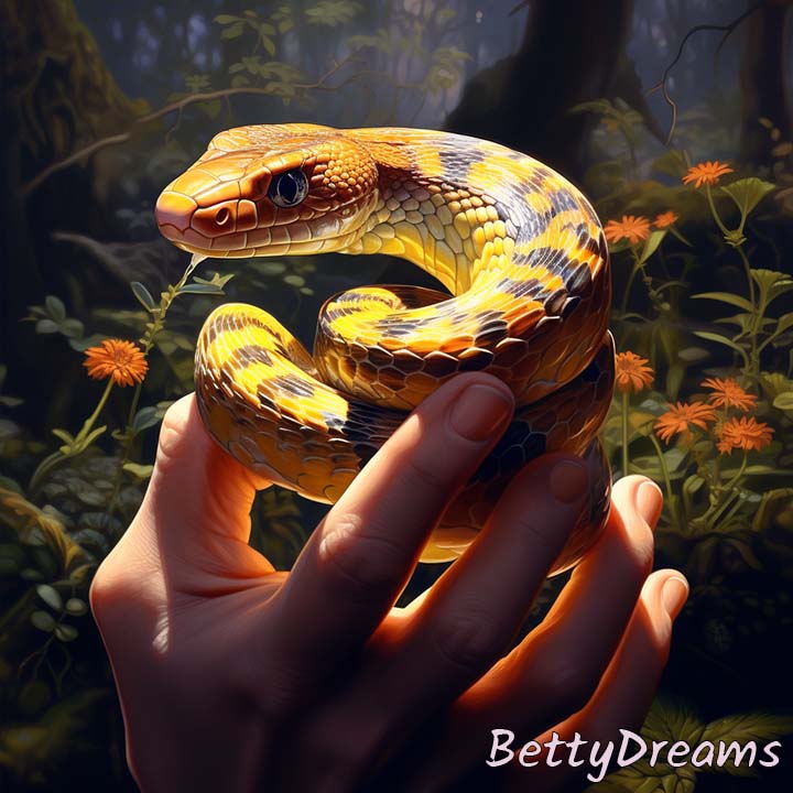 Grabbing a Tiny Snake