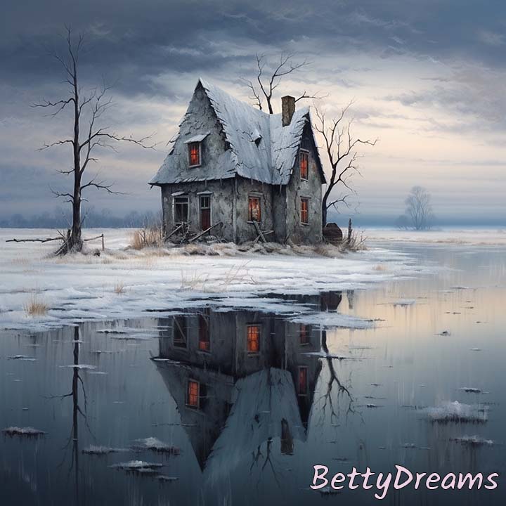 House on a Frozen Lake