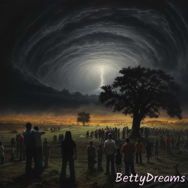 I was in a large open field with many people I didn’t know