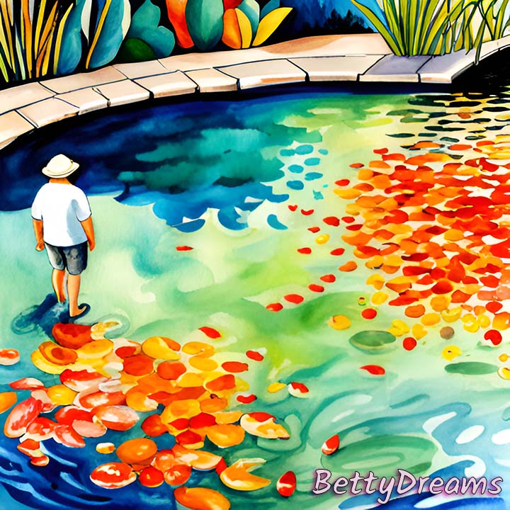 Koi Fish And Pebbles Dream