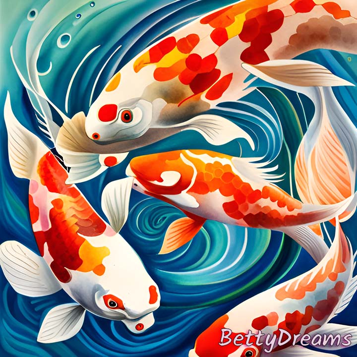Koi Fish Swimmin In Circle Dream