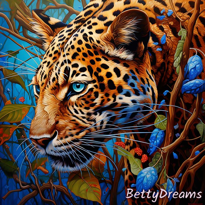 Leopard Eating