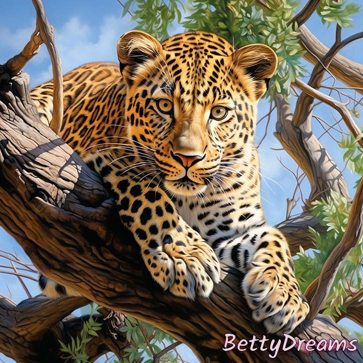 Leopard in a Tree