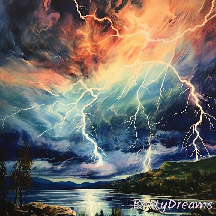 Lightning Illuminating the Entire Sky