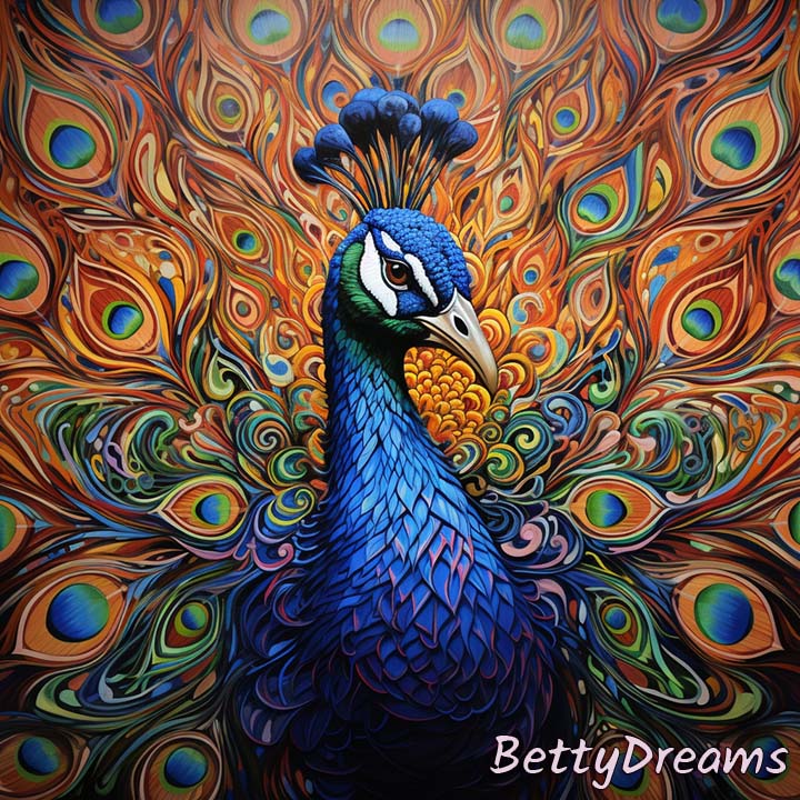 Peacock Attacking